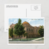 Bibliotheek, Duluth, Vintage MN 1914 Briefkaart (Voorkant / Achterkant)