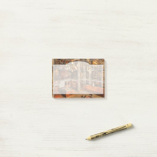 Bibliotheek - Een literaire klassieker uit 1905 Post-it® Notes (Op bureau)