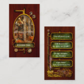 Bibliotheek - Een literaire klassieker uit 1905 Visitekaartje (Voorkant / Achterkant)