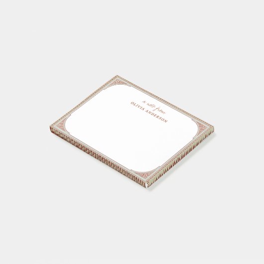 Bibliotheek | Elegant  Lijst Post-it® Notes (Schuin)