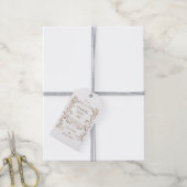  Bibliotheek Elegante Bloemenbruiloft Cadeaulabel (Met Touw)