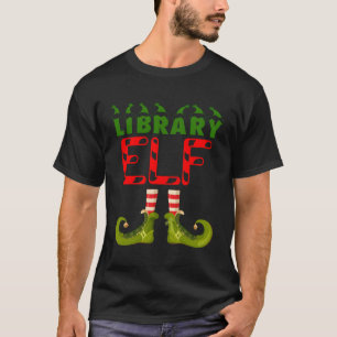 Bibliotheek Elf Grappige Groep Matching Familie Py T-shirt