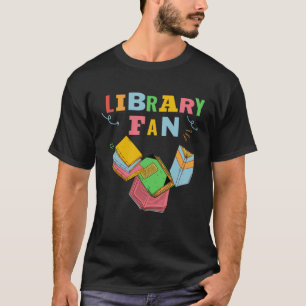 Bibliotheek Fan Pun Theme Literatuur Jongens en Me T-shirt