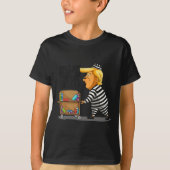 Bibliotheek Grappig Grijs Clic Fit T-shirt (Voorkant)