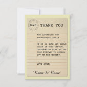 Bibliotheek Hartelijk dank voor het huwelijk Kaart (Voorkant)