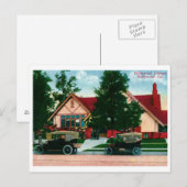 Bibliotheek, Hollywood, CA Vintage Briefkaart (Voorkant / Achterkant)