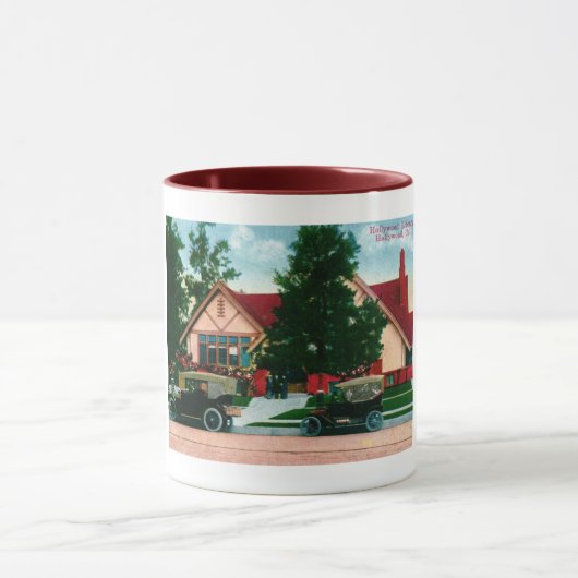 Bibliotheek, Hollywood, CA Vintage Mok (Midden)