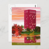 Bibliotheek in Herfst door Tam Nguyen Briefkaart (Voorkant / Achterkant)