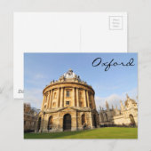 Bibliotheek in Oxford, Engeland Briefkaart (Voorkant / Achterkant)