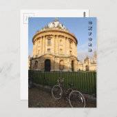 Bibliotheek in Oxford, Engeland Briefkaart (Voorkant / Achterkant)