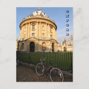 Bibliotheek in Oxford, Engeland Briefkaart