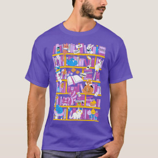 Bibliotheek in Wonderland T-shirt