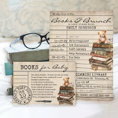  Bibliotheek Kaart Bloemenboeken voor Baby Kaart