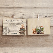  Bibliotheek Kaart Bloemenboeken voor Baby Kaart