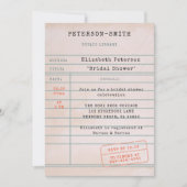  Bibliotheek Kaart Boek Lover Chic Vrijgezellenfee (Voorkant)