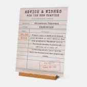 Bibliotheek Kaart Boek Thema Afstuderen Adviezen W Acryl Bord (Hoek)