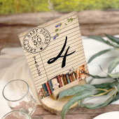  Bibliotheek Kaart Boeken Baby shower Tafel Kaart