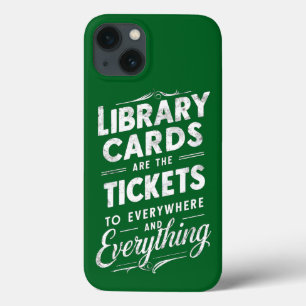 Bibliotheek Kaarten zijn de tickets voor overal Case-Mate iPhone Case