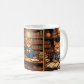 bibliotheek kat koffiemok (Voorkant rechts)