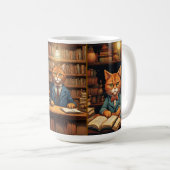 bibliotheek kat koffiemok (Voorkant rechts)