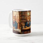 bibliotheek kat koffiemok (Voorkant links)