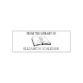 Bibliotheek Kat Majestic Kitten Gepersonaliseerd B Zelfinktende Stempel (Design)