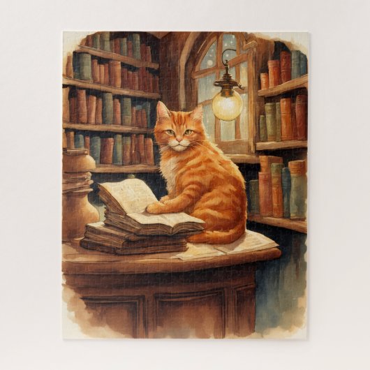 bibliotheek kat puzzel (Verticaal)