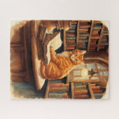 bibliotheek kat puzzel (Horizontaal)
