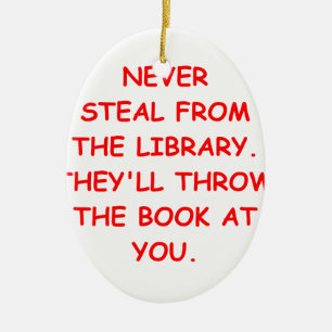 bibliotheek keramisch ornament