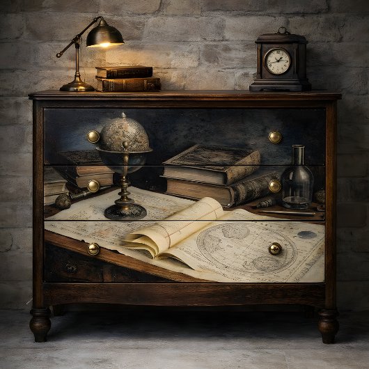 Bibliotheek Kunst Decoupage Vloeipapier Tissuepapier