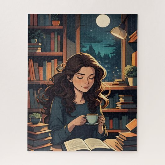 Bibliotheek Legpuzzel (Verticaal)