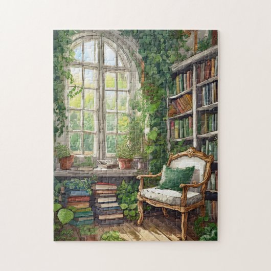 Bibliotheek Legpuzzel (Verticaal)
