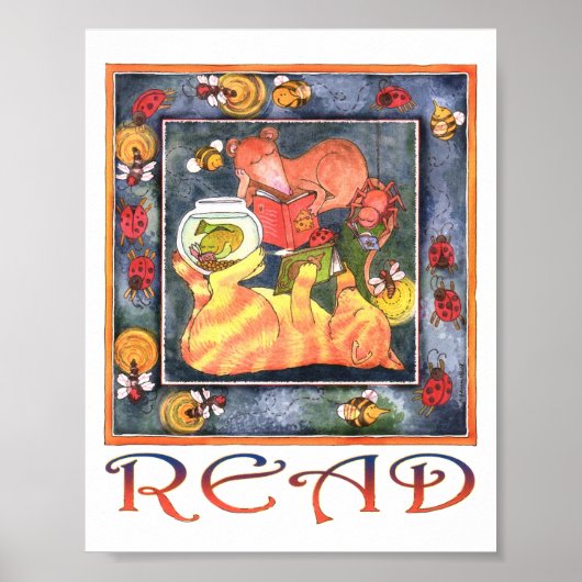 Bibliotheek lezen Poster 08 (Voorkant)