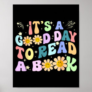 Bibliotheek lezers liefhebbers grappige goede dag poster