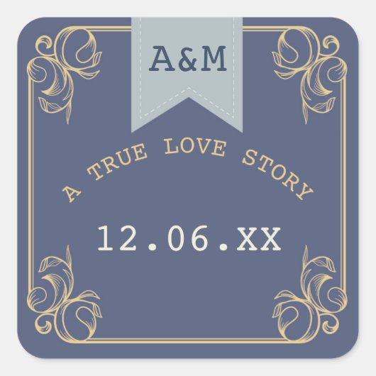 Bibliotheek Love Store Boeken Stickers Labels (Voorkant)