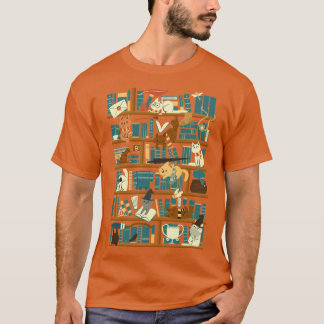 Bibliotheek Magie School vriend T-shirt