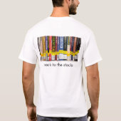 bibliotheek nerd in opleiding t-shirt (Achterkant)