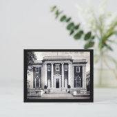 Bibliotheek, New Haven, Connecticut Vintage Briefkaart (Staand voorkant)