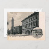 Bibliotheek, Newark, NJ Vintage Briefkaart (Voorkant / Achterkant)