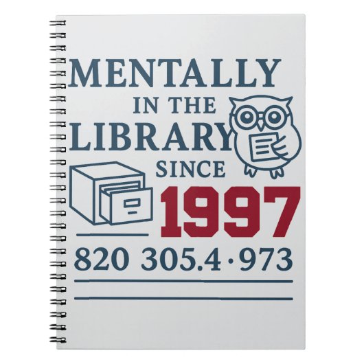  Bibliotheek Notitieboek - Book Lover's Schrijven  (Voorkant)