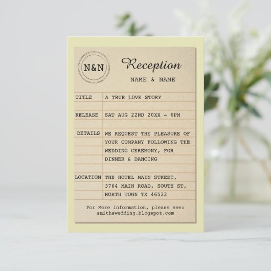 Bibliotheek Ontvangst Auteur Trouw Boeken Leraar Kaart (Staand voorkant)