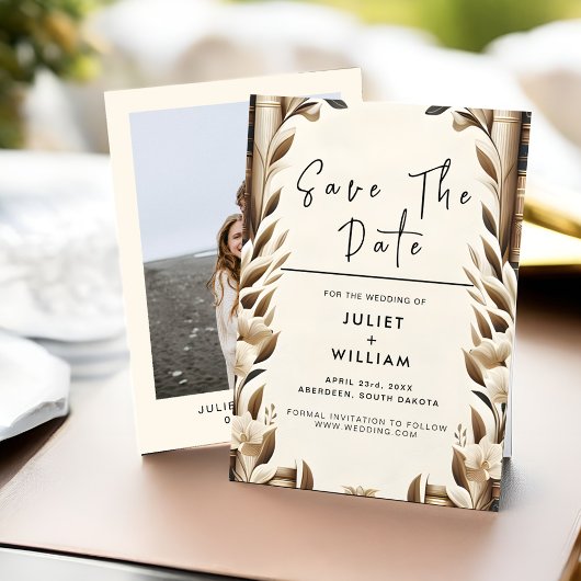 Bibliotheek Oud Engels Boek Club Hoesje Bruiloft Save The Date