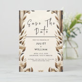 Bibliotheek Oud Engels Boek Club Hoesje Bruiloft Save The Date (Staand voorkant)