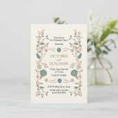  bibliotheek repetitie uitnodigen kaart (Staand voorkant)