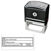 bibliotheek retouradres rubberen stempel (In situ)