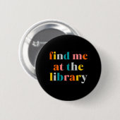 Bibliotheek Ronde Button 5,7 Cm (Voorkant /achterkant)