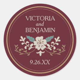  bibliotheek ronde sticker