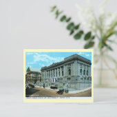 Bibliotheek, Seattle, Washington Vintage Briefkaart (Staand voorkant)