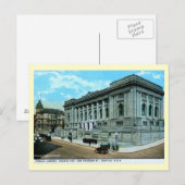 Bibliotheek, Seattle, Washington Vintage Briefkaart (Voorkant / Achterkant)