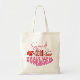 Bibliotheek squad boekenwurm Roze verloop schitter Tote Bag